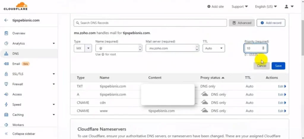 zoho mail