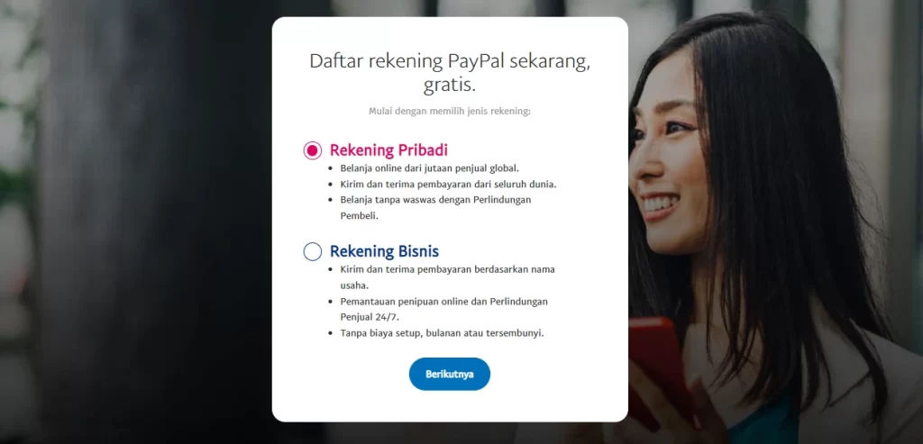 cara membuat paypal