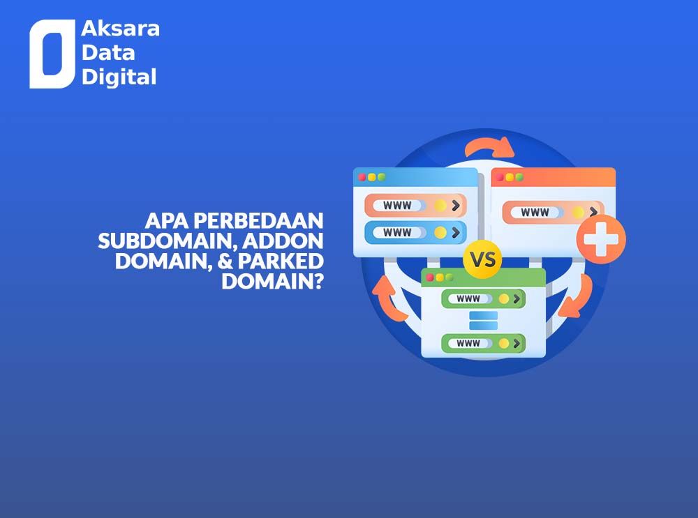 Apa Perbedaan Subdomain, Addon Domain, & Parked Domain