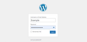 LAngkah 1 - Login Akun WordPress