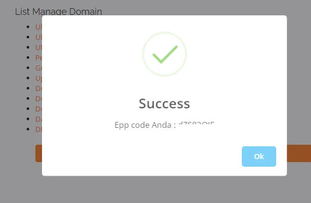 KODE EPP DOMAIN ADALAH