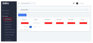 List All Domain
