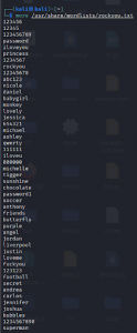 Wordlist 