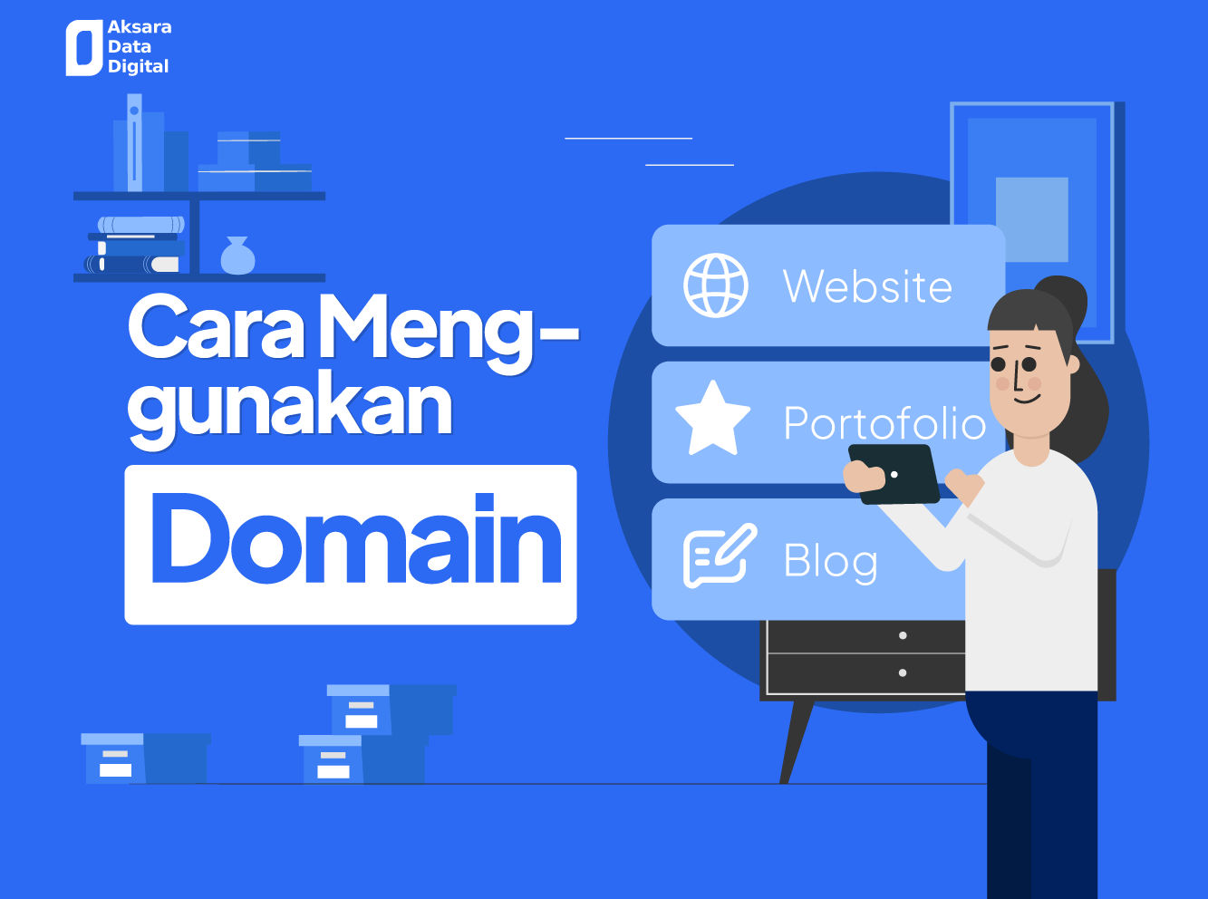 cara menggunakan domain
