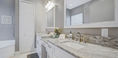 Modern White Marble Top Bathroom 