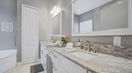 Modern White Marble Top Bathroom