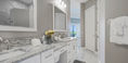 Clean Hallway of Beautiful Bathroom Area