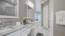 Clean Hallway of Beautiful Bathroom Area