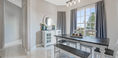 White and Clean Seven Seater Dining Area of Sunset Manor Vacation Home Port Charlotte