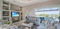 Modern Monochromatic Living Room
