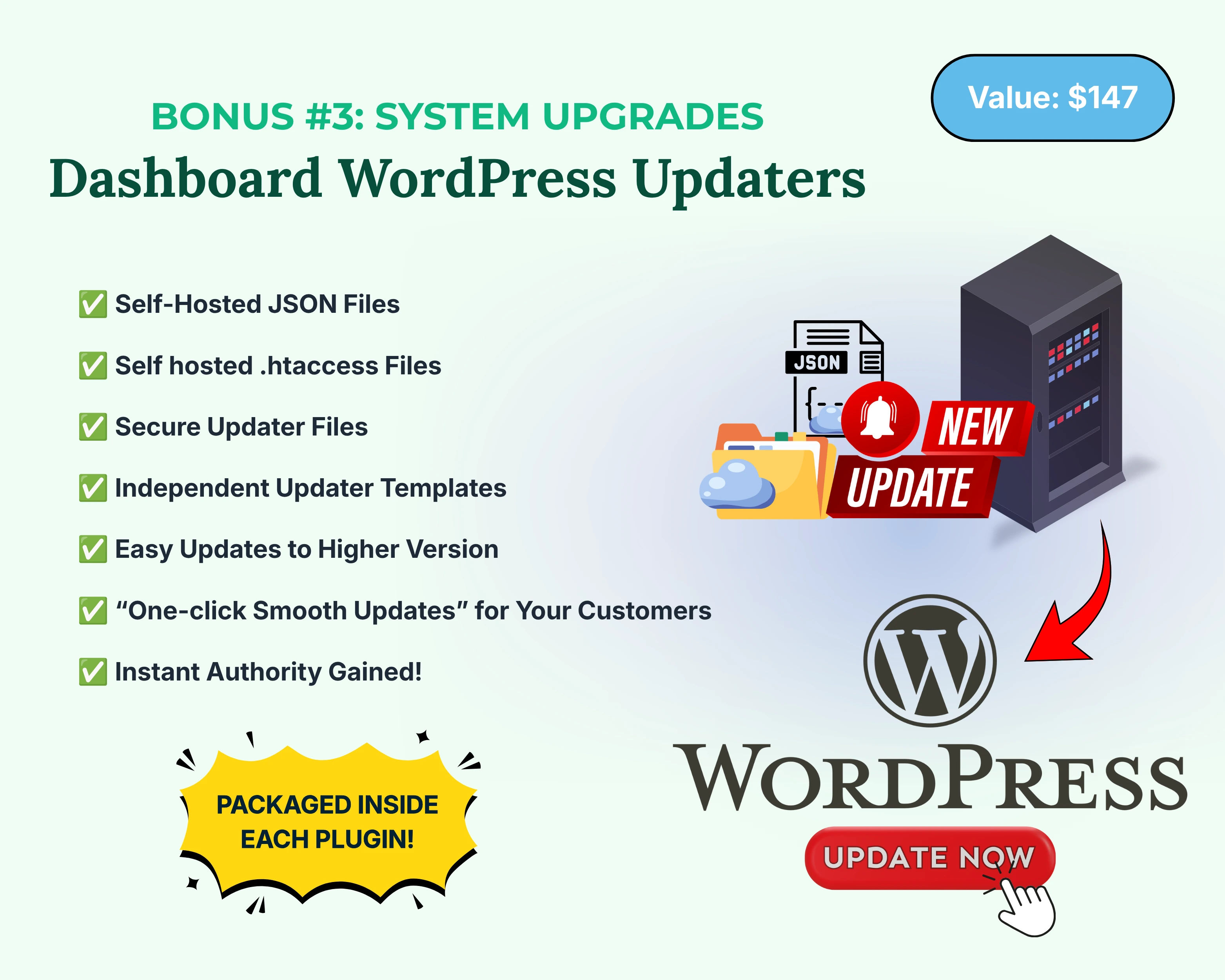 Bonus Expansion #3: Dashboard WordPress Updaters