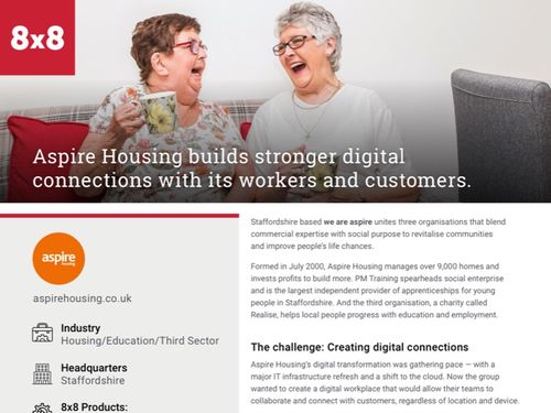 Aspire Housing builds stronger digital connections with its workers and customers