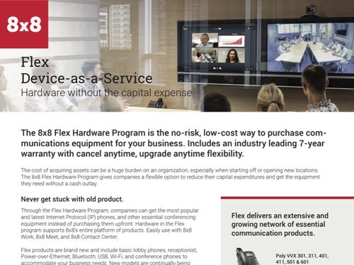 8x8 Flex Program Datasheet