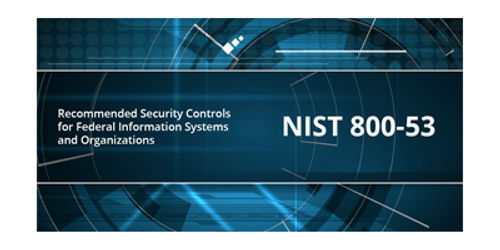 Logo showing 8x8 compliance with US federal security and privacy controls NIST 800-53