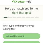 BetterHelp Mobile Landing Page