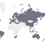 World Map Symbolizing International Connectivity via 8x8's DID and Toll-Free Numbers