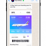 Sky Airlines WhatsApp Screenshot