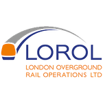 Logo for London Overground Rail Operations Ltd.