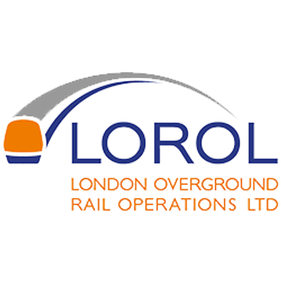Logo for London Overground Rail Operations Ltd.