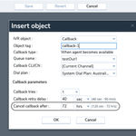 IVR Callback setting