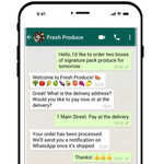 Fresh Produce mobile service screenshot