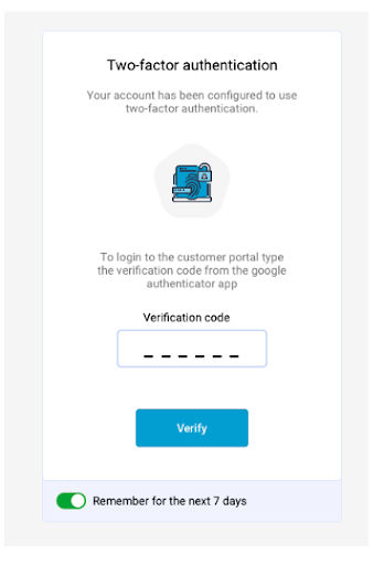 My Authenticator app or SMS two-factor authentication (2FA) has