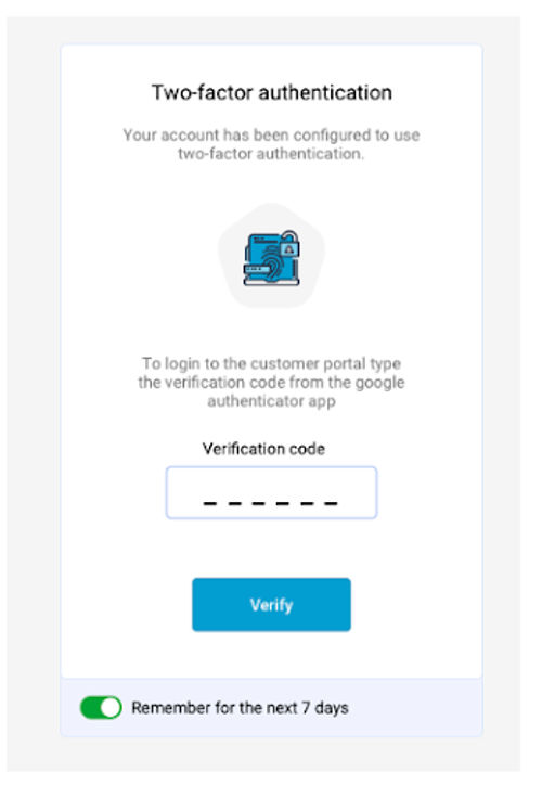 Unreadable text in textbox on the 2FA login page on mobile