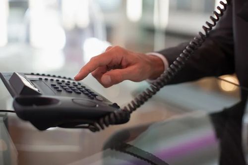 VoIP phones used in the office