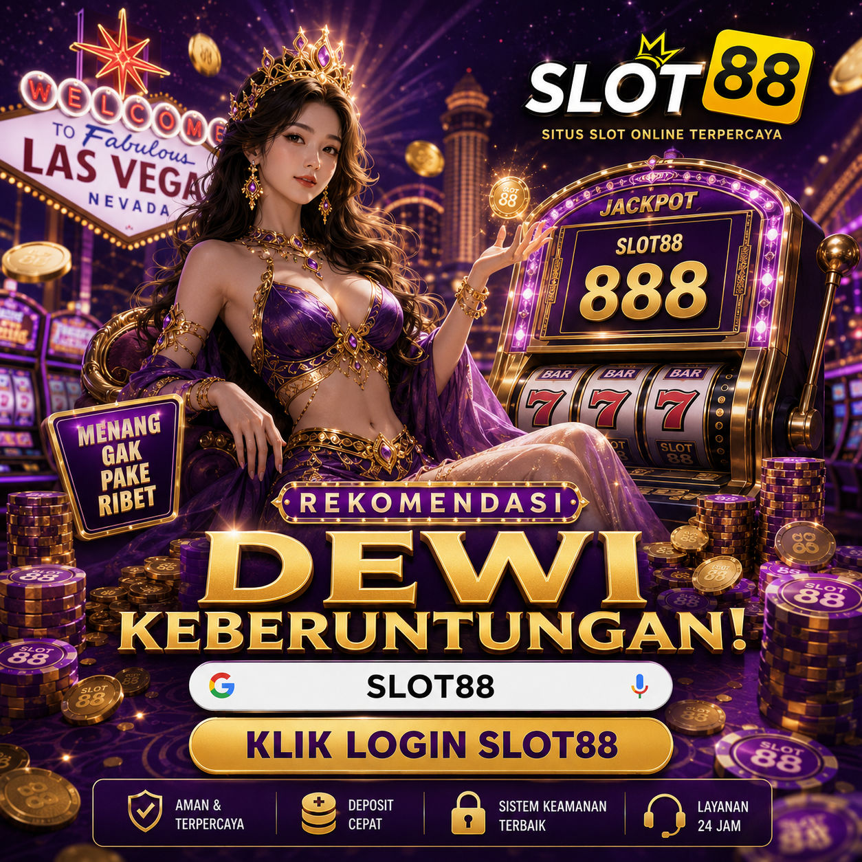 SLOT88: Link Slot Gacor Hari Ini Rekomendasi Dewi Keberuntungan Gampang Menang!