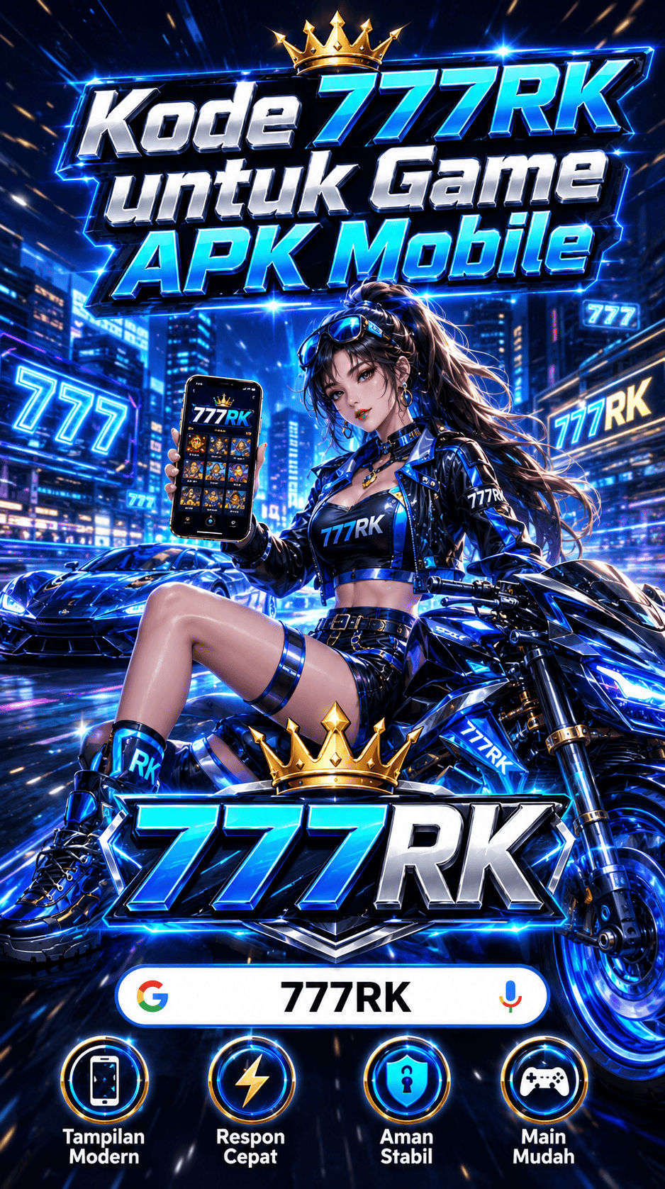 Galeri pratinjau visual 777RK build APK resmi terbaru