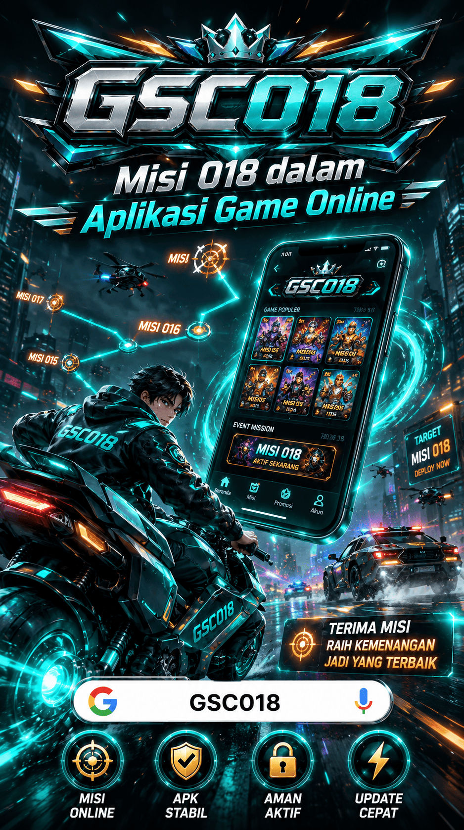 Pratinjau antarmuka GSC018 — aplikasi APK resmi Android v2.0.3