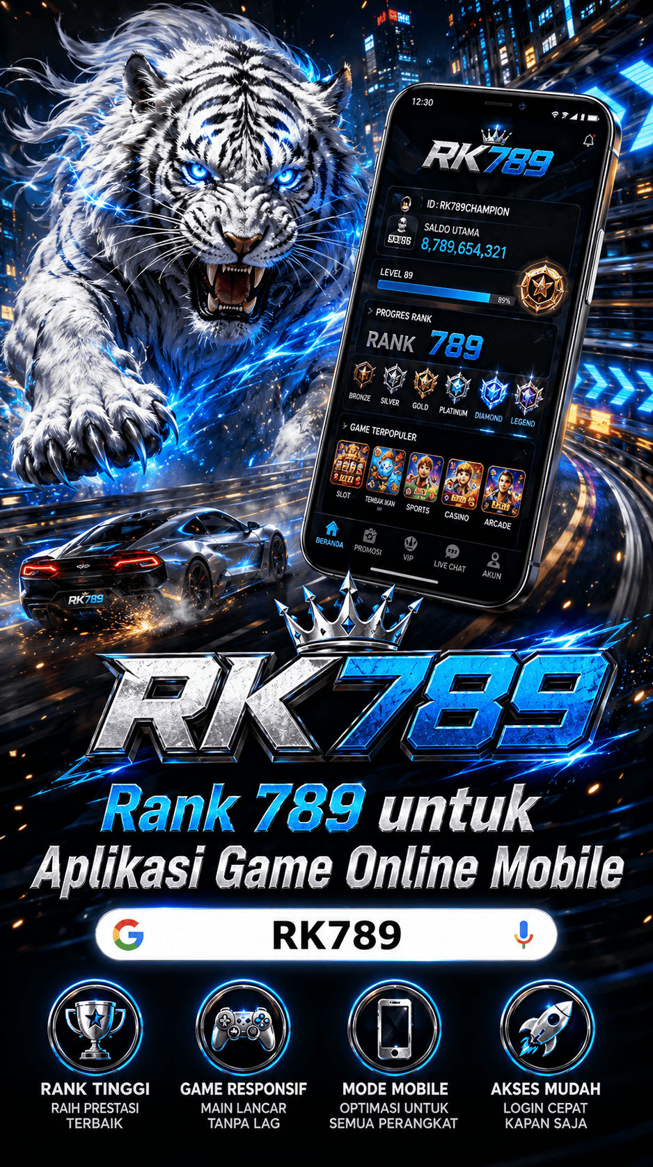 Pratinjau antarmuka RK789 — aplikasi APK resmi Android v2.0.3