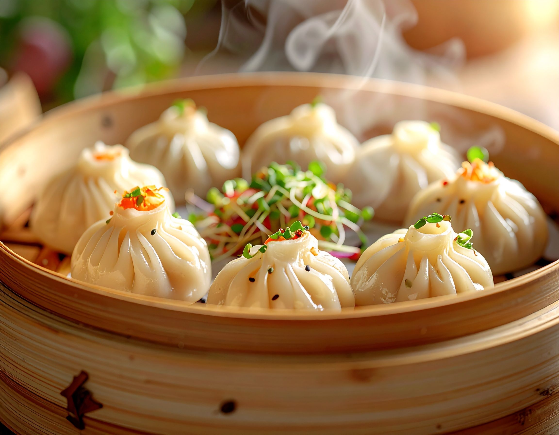 Radish Microgreen Dumpling Filling