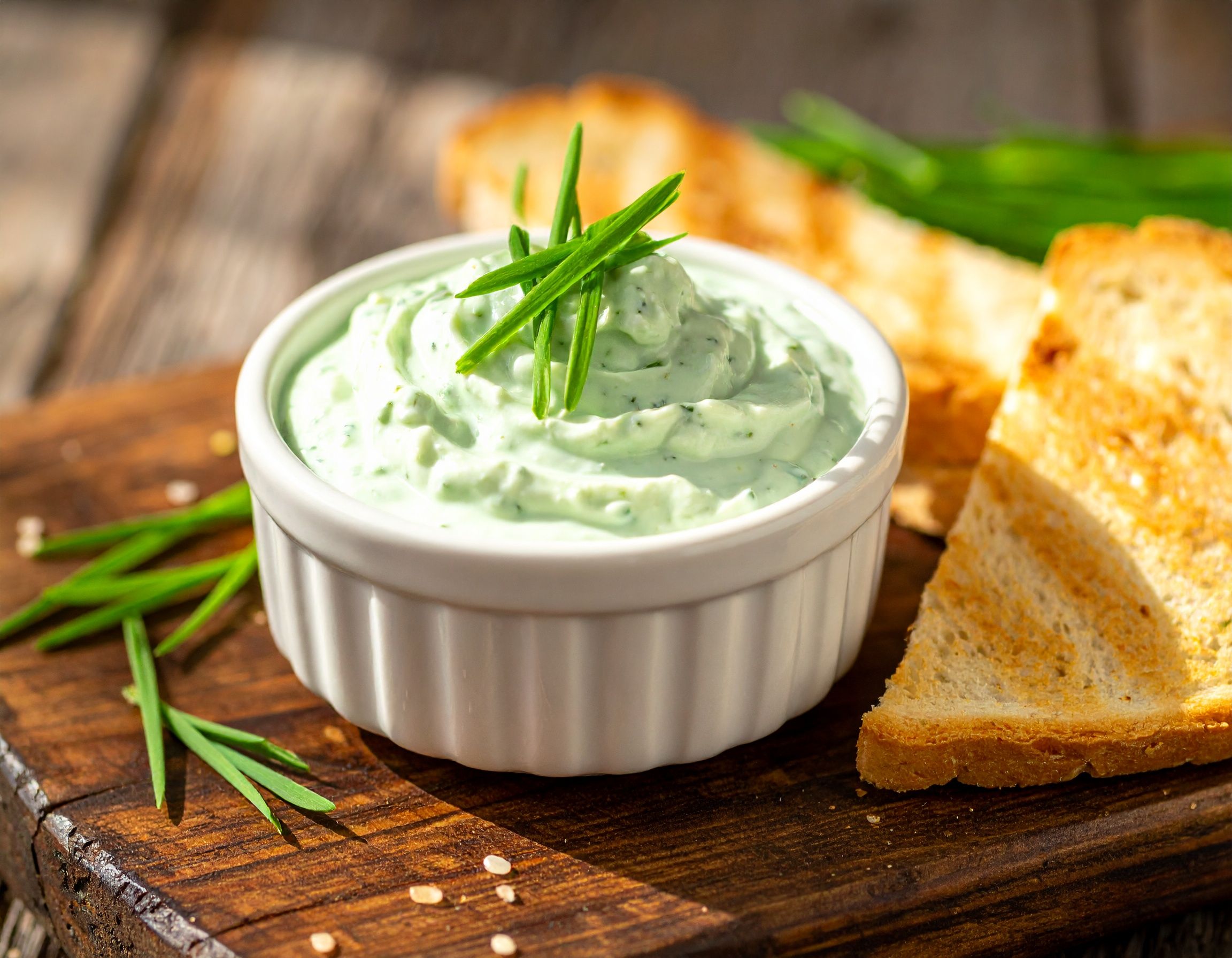 Wheatgrass Cream Cheese Spread