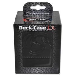 BCW Diversified BCDDCLXBLK Deck Box - LX Deck Case&#44; Black