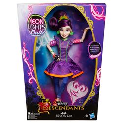 Hasbro HSBB6867 Disney Descendants Neon Lights Ball Mal - Set of 4