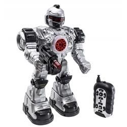 AZImport RB12B Remote Control Robot Police Unit Toy with Flashing Lights & Sounds Larger Version - 10 Channels