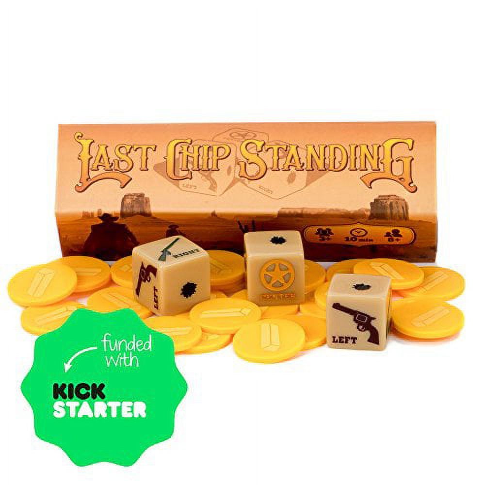 Brybelly GDIC-2201 Last Chip Standing - Fast&#44; Light & Fun Pocket Family Dice