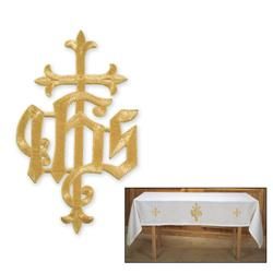 Christian Brands Church Supply VH017 Cross with IHS Applique&#44; 3.5 x 6 in.