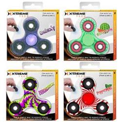 Xtreme Cables XFC8-1002-PPP Fidget Spinner Display - 4 Print Assortment&#44; 24 Piece
