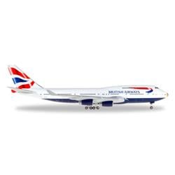 Herpa HE512497-003 Herpa British Airways 747-400 1 by 500 Victorious Metal Air Plane Toy