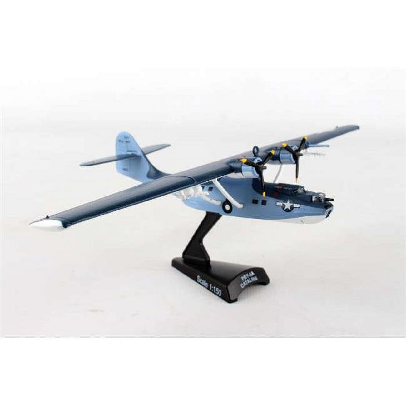 Postage Stamp Planes PS5556-4 1 isto 150 USN PBY5 Catalina Model Airplane