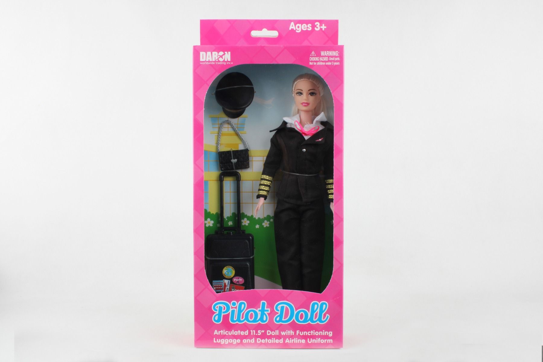 Flight Attendant Dolls DA330 Female Pilot Doll