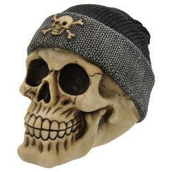 DAS Novelty P754161G Skull with Knit Cap