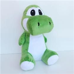 giant green stuffed dinosaur