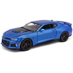 Maisto 31512BL 2017 Chevrolet Camaro ZL1 Blue 1 by 24 Diecast Model Car