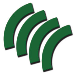 DIY Industries 25-1006-11-614 Symbol Arc&#44; 11 in. - Green&#44; 20 pc.