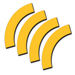 DIY Industries 25-1006-11-618 Symbol Arc&#44; 11 in. - Canary Yellow&#44; 20 pc.