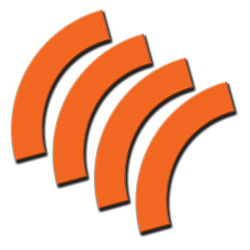 DIY Industries 25-1006-11-628 Symbol Arc&#44; 11 in. - Orange&#44; 20 pc.