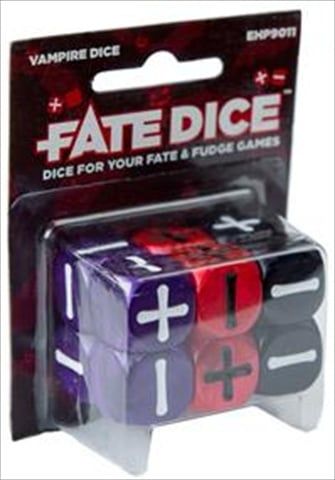 Evil Hat Productions 9011 Fate Dice - Vampire Dice